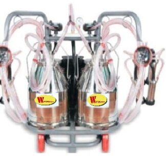 Milking Machine (Double Bucket Double Cluster Trolley Type)