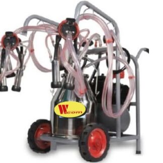 Milking Machine (Single Bucket Double Cluster Trolley)